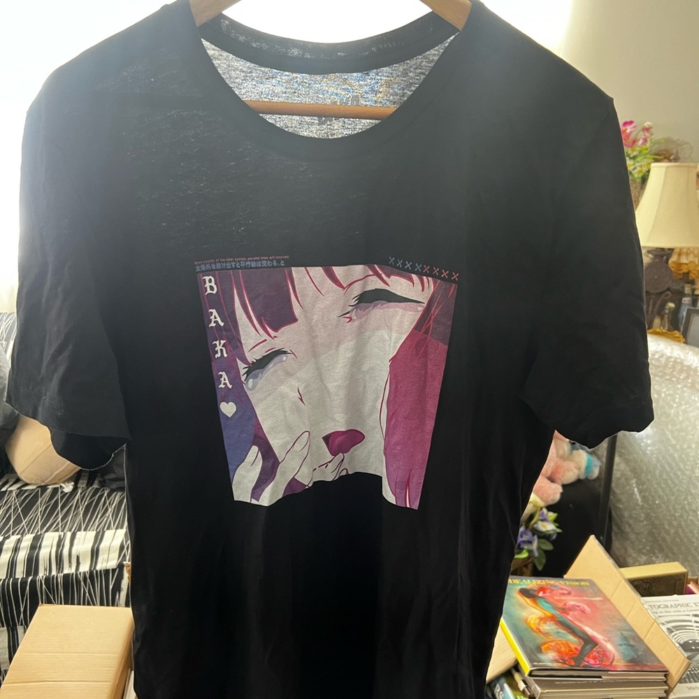 Antiowouwu.Club Baka Anime Girl T-shirt Size Large
